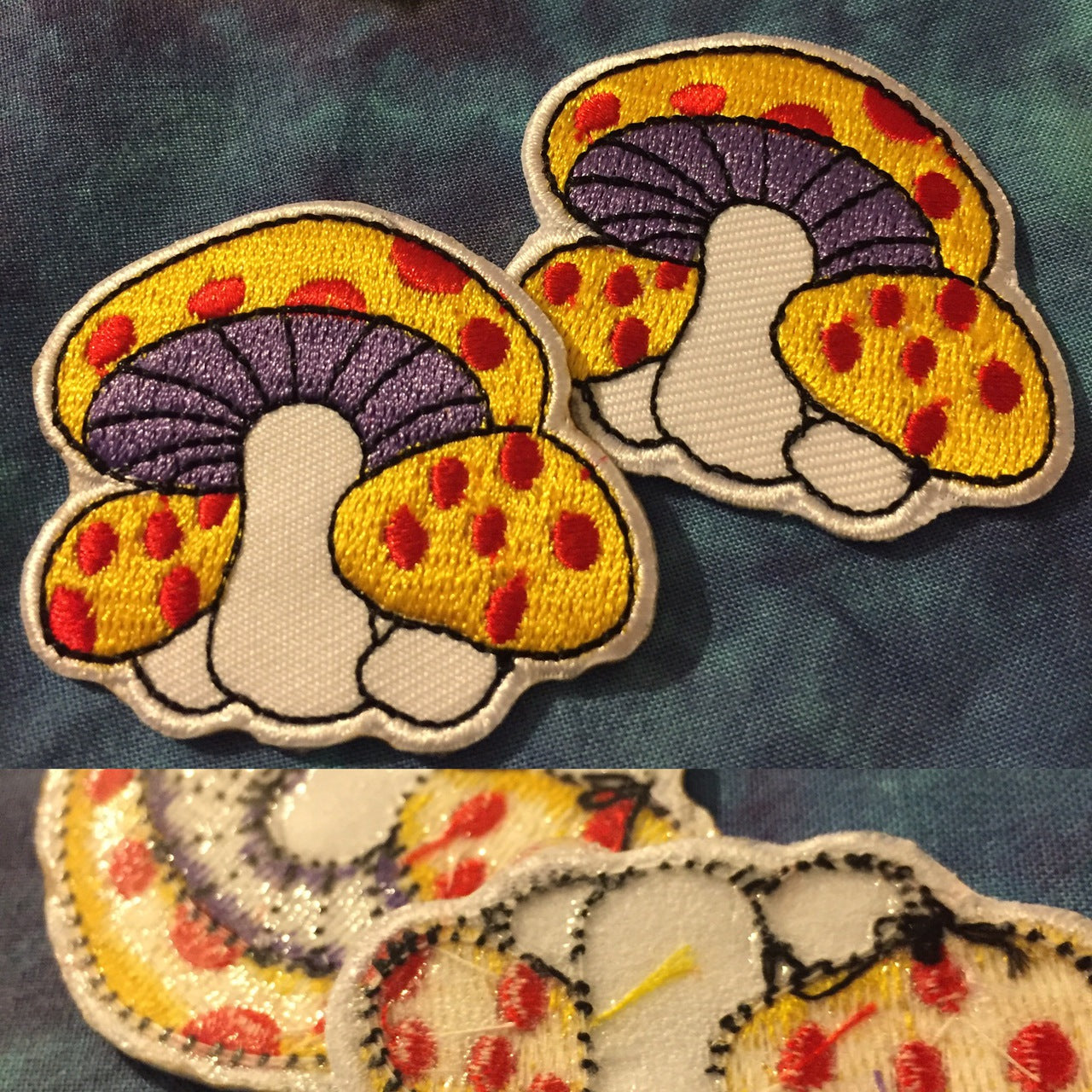 Small Mushroom Patch 2" by 1.75"