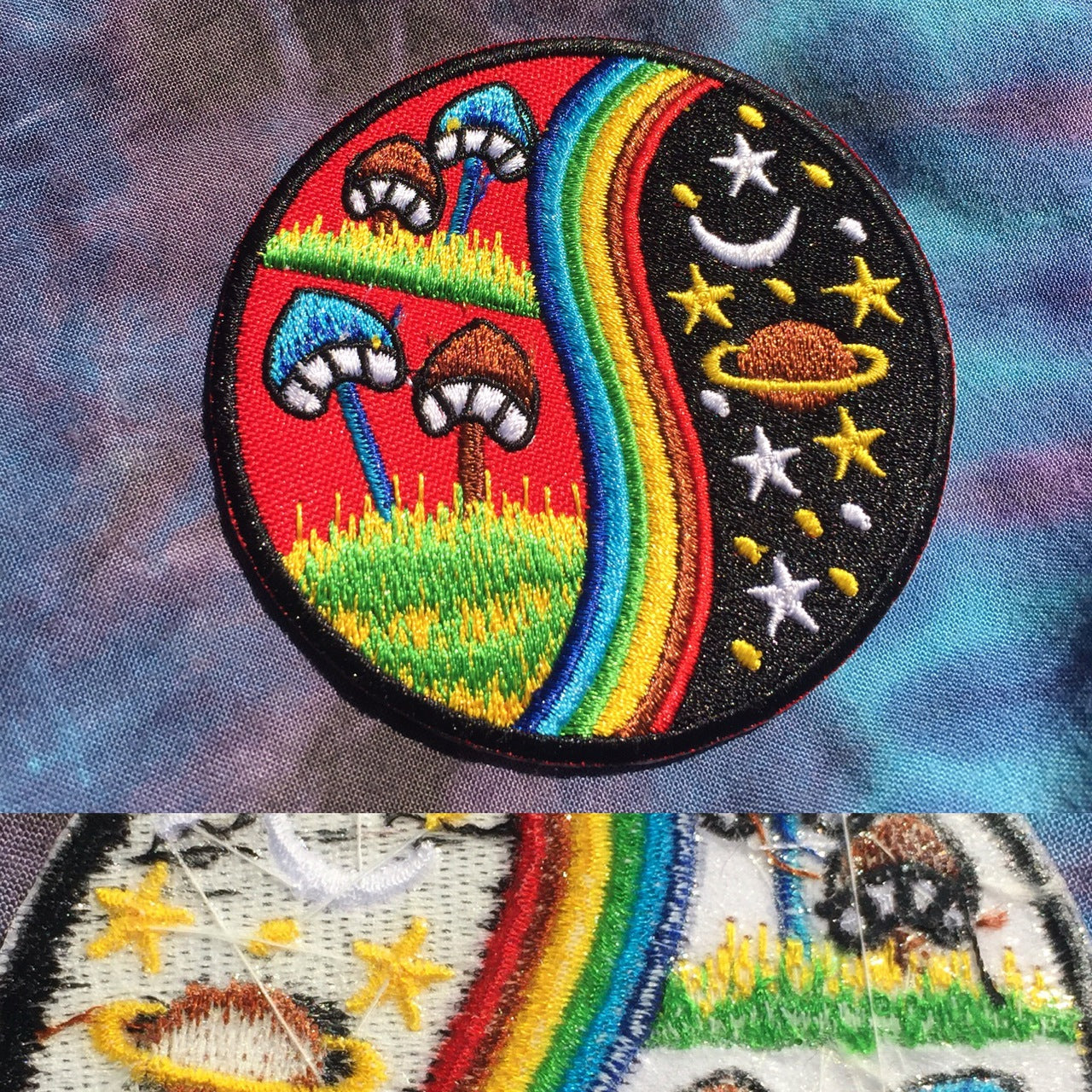 Medium 'Rainbow Space Expansion' Patch 3"