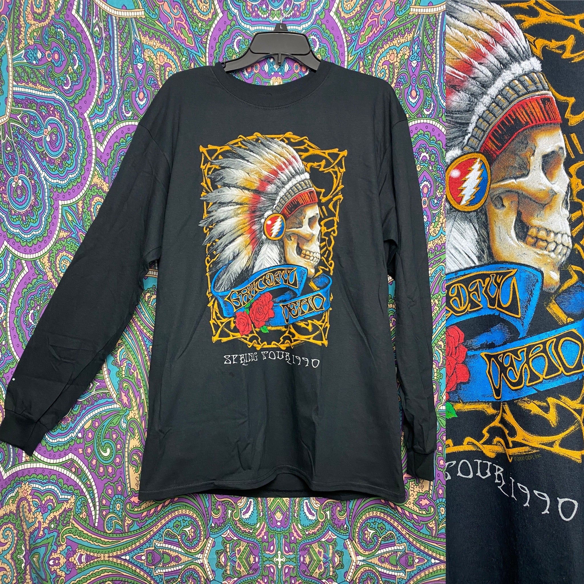 Grateful Dead 'Native American' Long Sleeve Tee