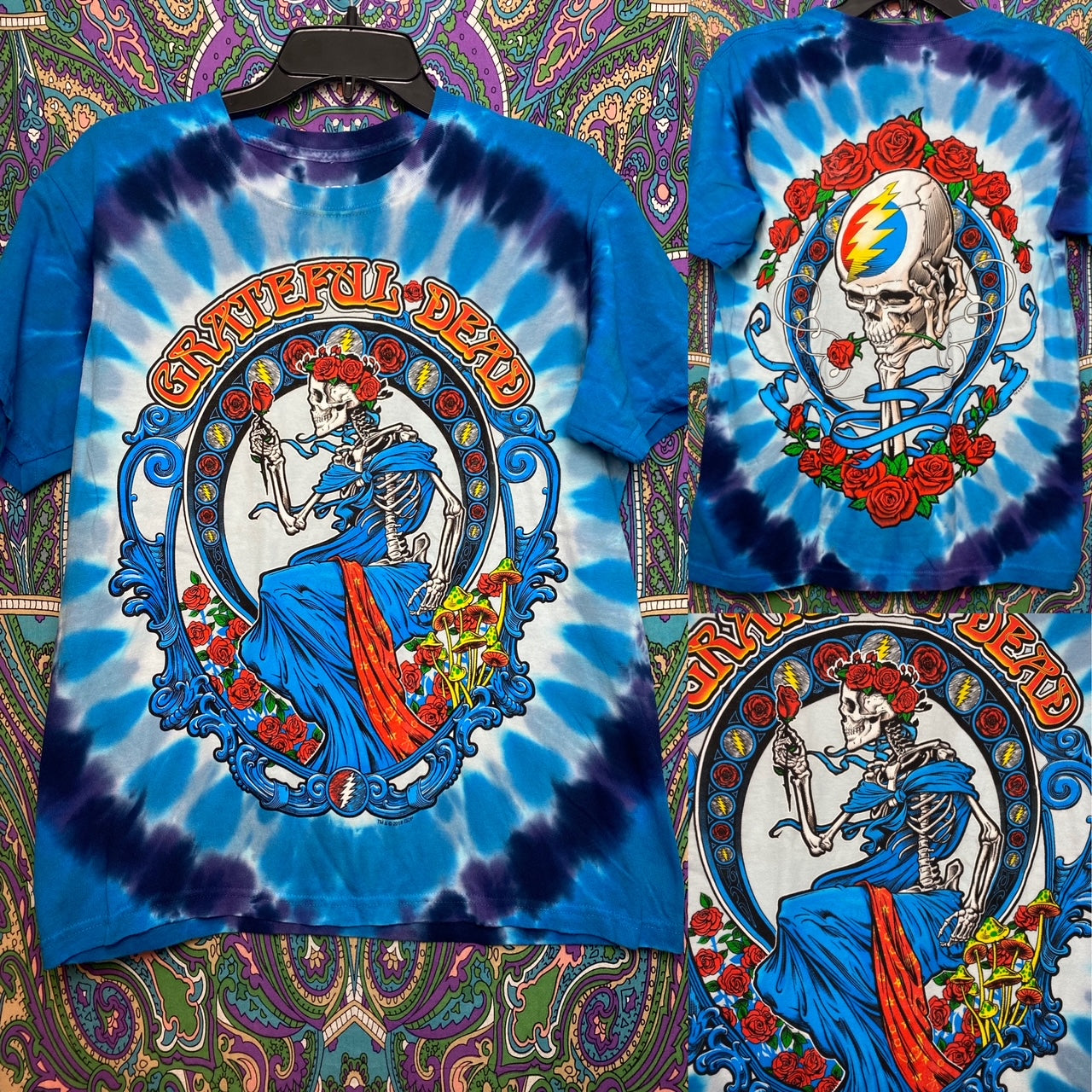 Grateful Dead 'Bertha Profile' Tie Dye Tee