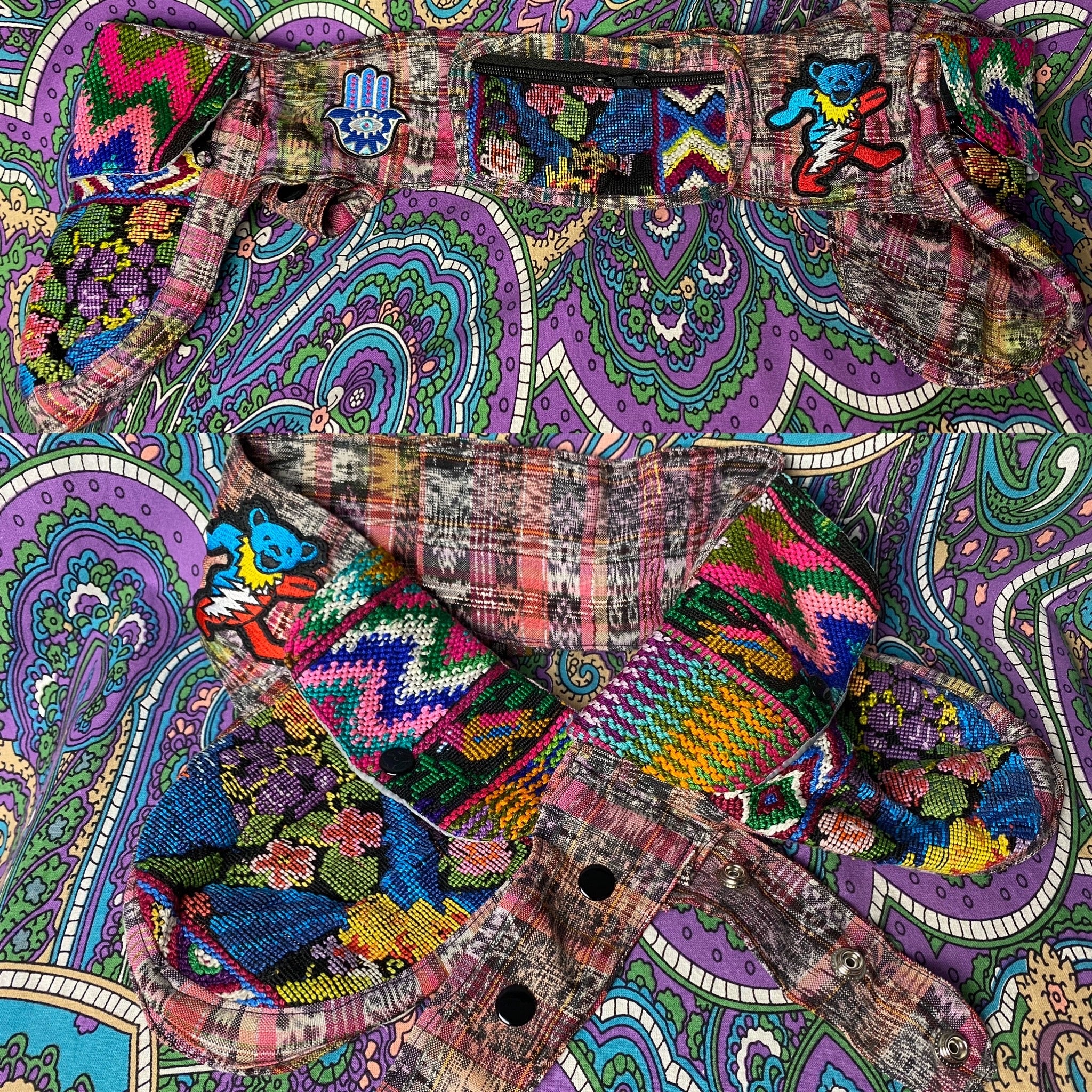 Grateful Dead patchy Woven Saddlebags (Style A)
