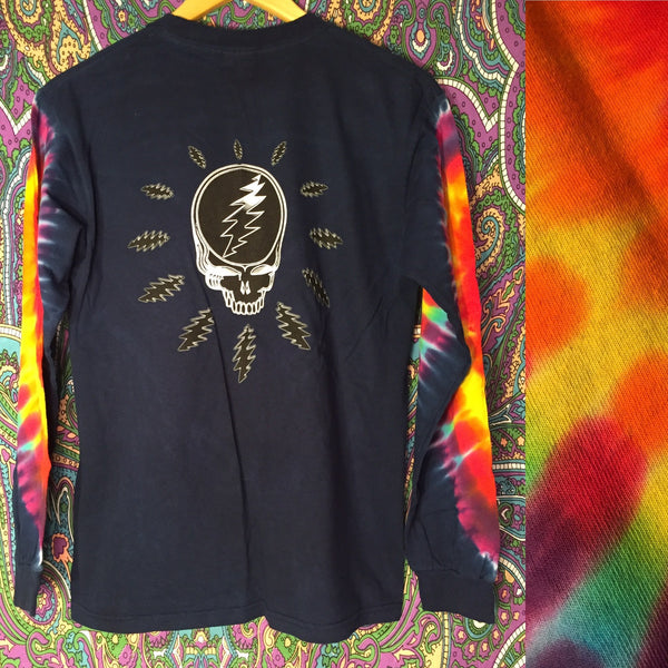 'The Dead' Rainbow Sleeve Stealie Long Sleeve Tee