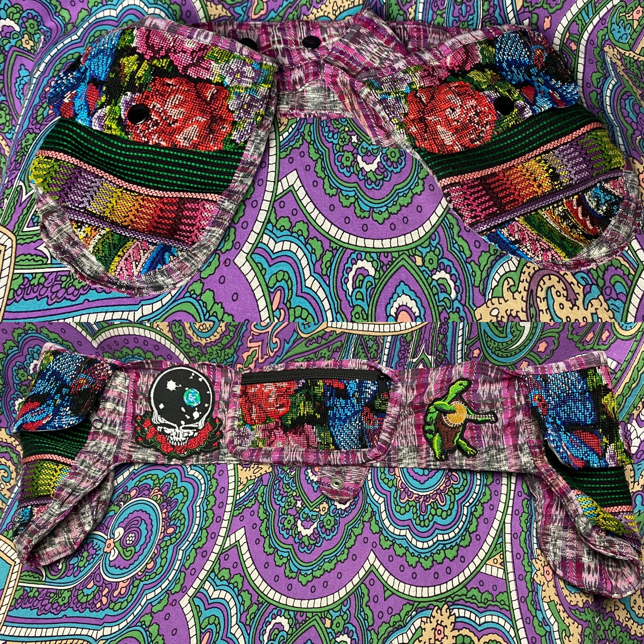 Grateful Dead patchy Woven Saddlebags (Style B)