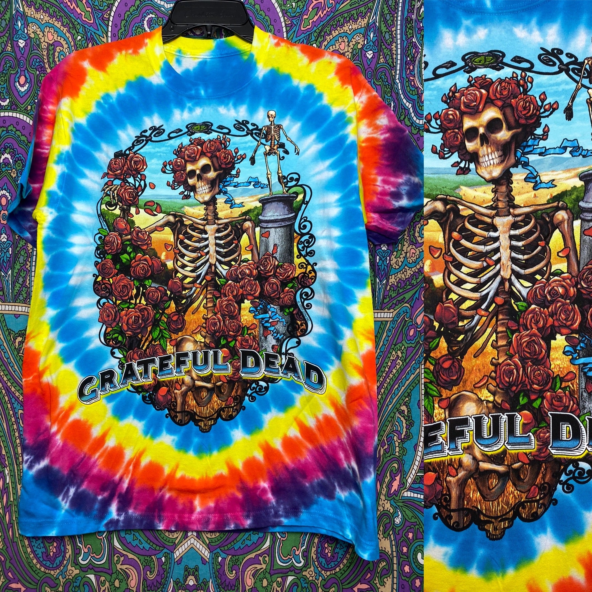 Grateful Dead 'Bertha Rainbow Tie Dye' Tee