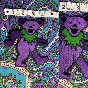 Large Dancing Bear Patch 5" (Purple)