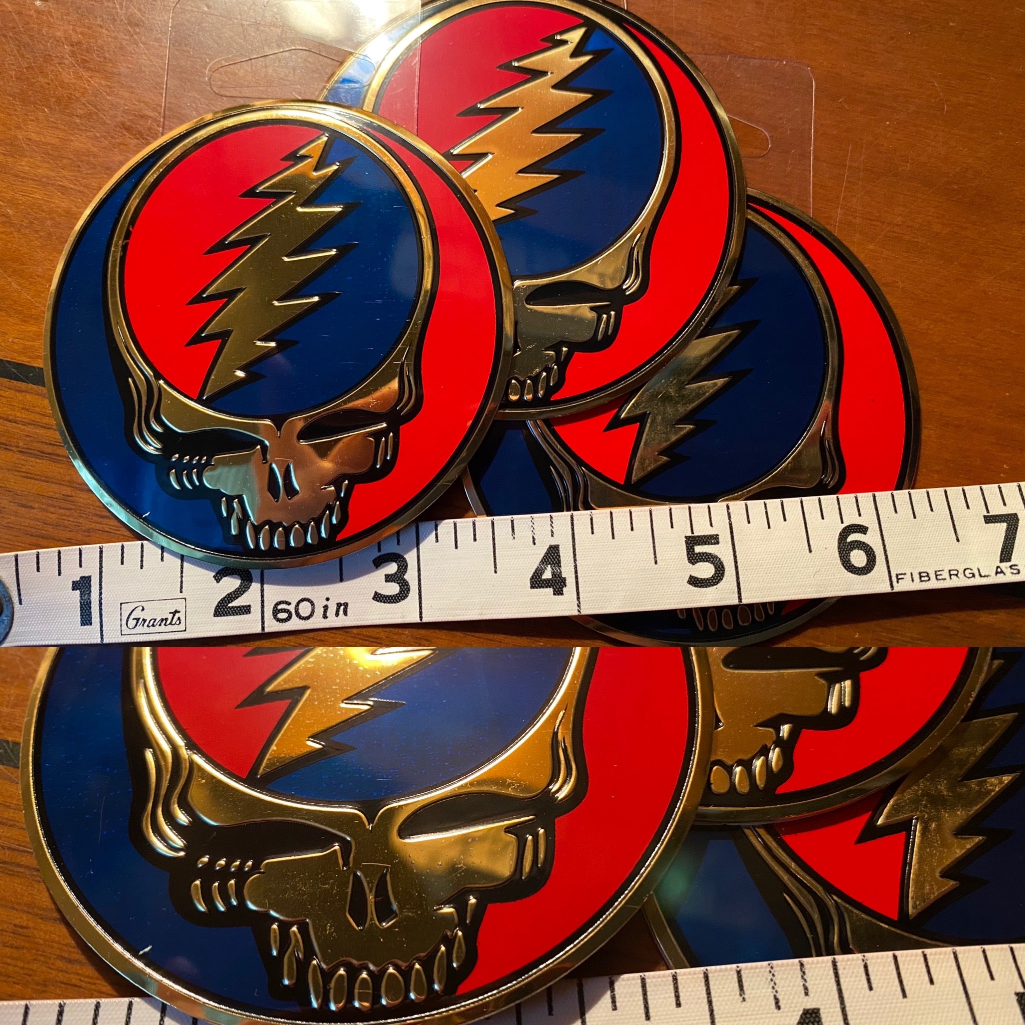 Steal Your Face Metal Sticker Decal 3"