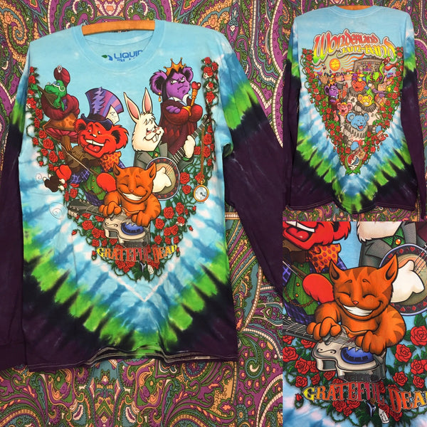 Grateful Dead 'Wonderland' Long Sleeve Tee