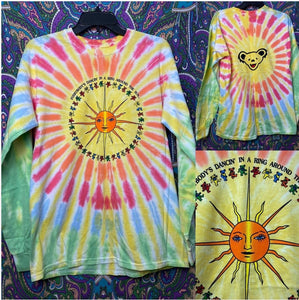 Grateful Dead 'Dancing around the Sun Long Sleeve' Tie Dye Tee