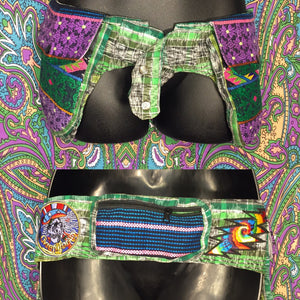 Grateful Dead patchy Woven Saddlebag - Medium (Design I)