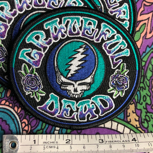 Ombre Stealie Roses Patch 3.5"