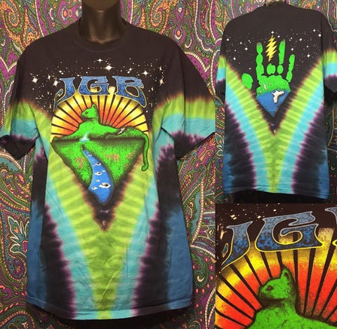 JGB 'Cats Under the Stars' Tie Dye Tee