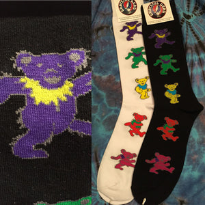 Grateful Dead 'Dancing Bears' Men's Socks