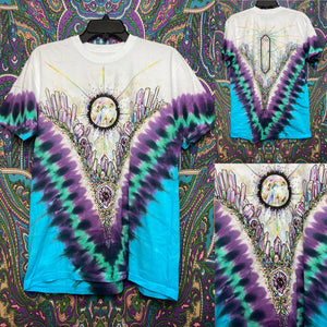 Crystals V Tie Dye Tee