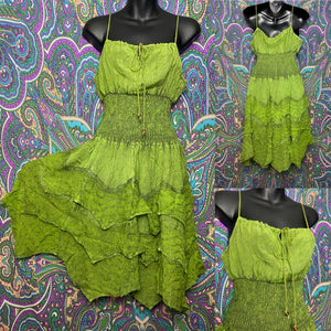 Pixie Sundress Green
