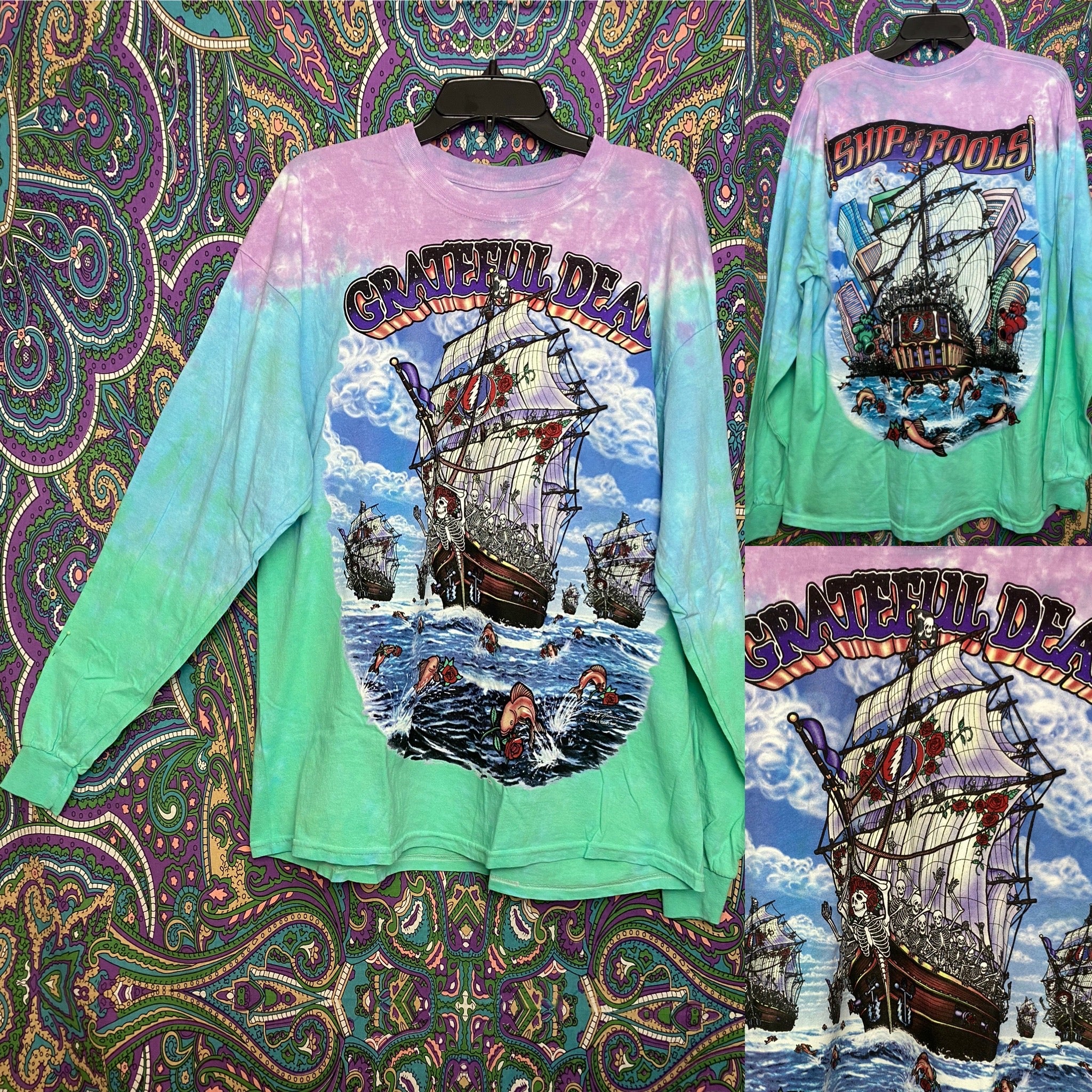 Grateful Dead 'Ship of Fools' Long Sleeve Tee